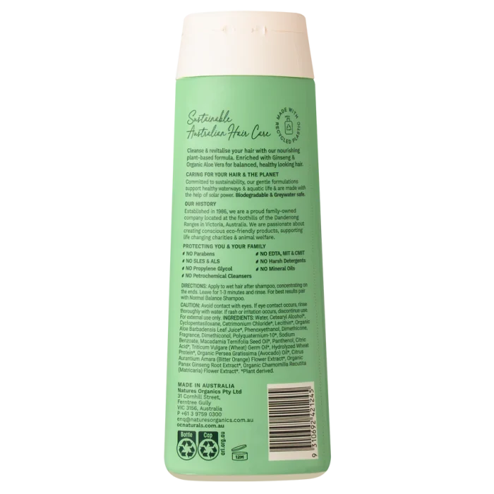 OCNaturals_NormalBalanceConditioner400mLBack_Web
