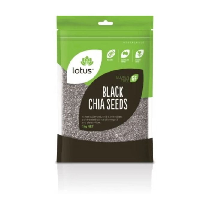 Chia Seeds Black1Kg Chia Seeds Black1Kg