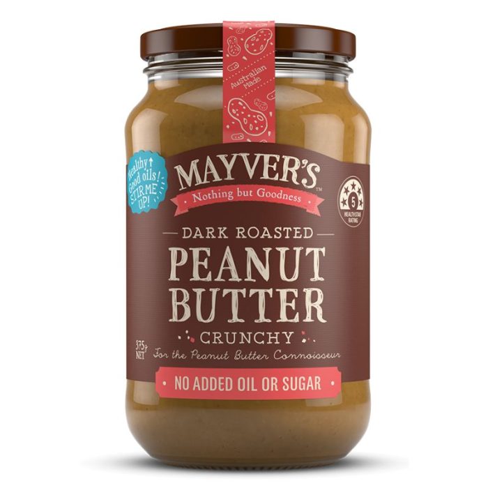 Mayvers Dark Roasted Crunchy Peanut Butter Mayver's Dark Roasted Crunchy Peanut Butter