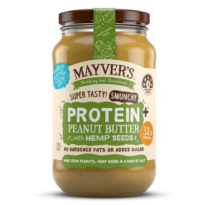 Mayver's Protein+ with Hemp Seeds Peanut Butter Mayver's Protein+ with Hemp Seeds Peanut Butter