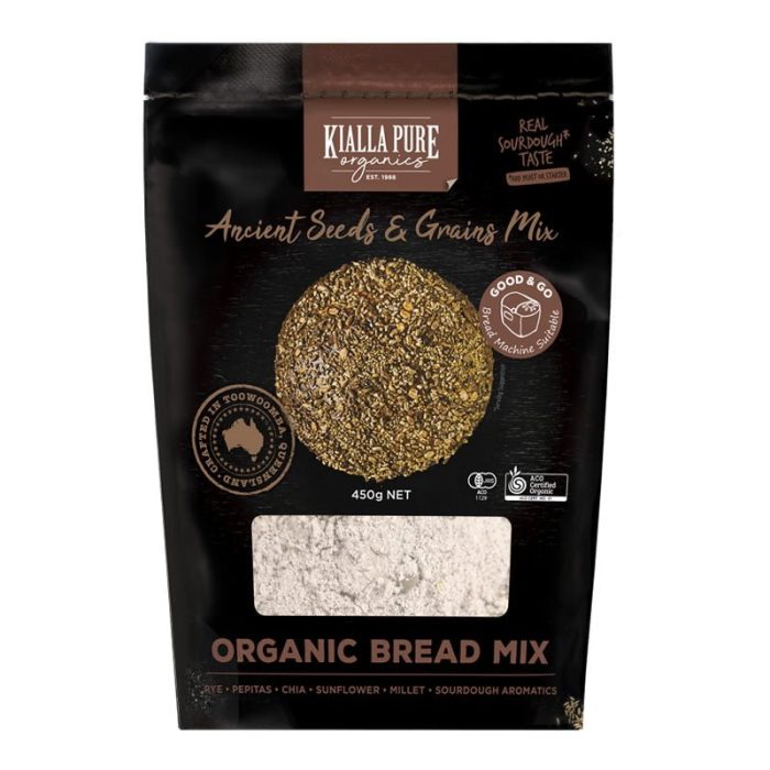 organic bread mix ancient seeds and grains sourdough 450g organic bread mix ancient seeds and grains sourdough 450g