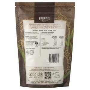 organic brown rice flour 400g