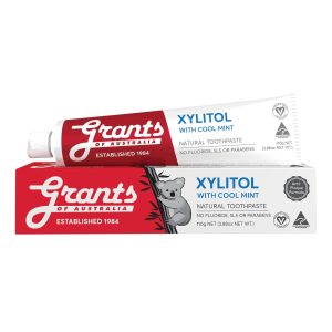xylitol natural toothpaste fluoride free 110g